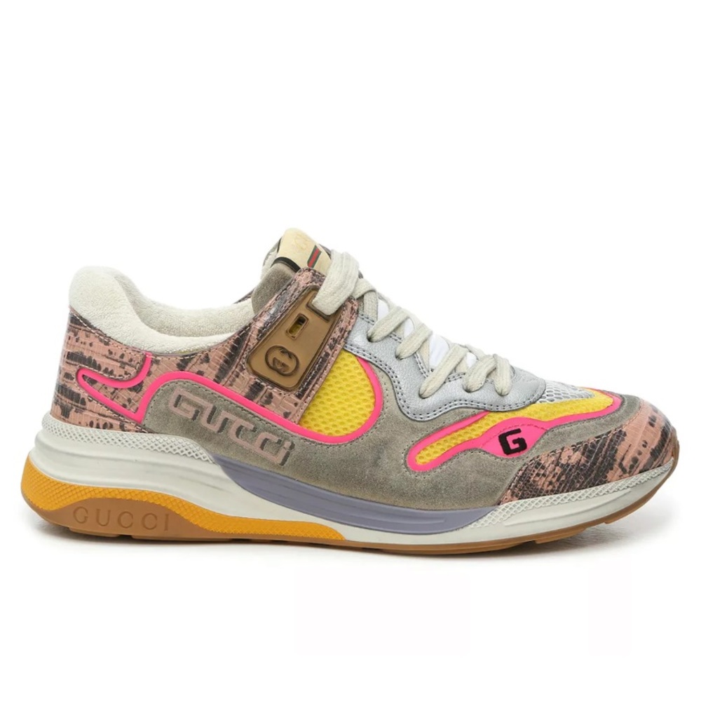 Gucci Ultrapace Lizard Leather G 34.5 US 4.5 New